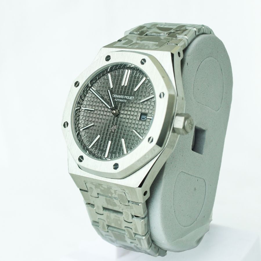 Audemars Piguet Style Royal Oak Automatic 42mm Silver Dial Stainless ...